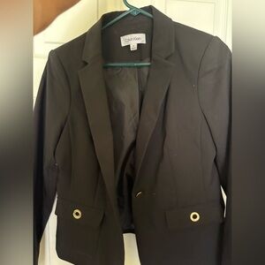 Calvin Klein Women's Elegant Black Blazer
